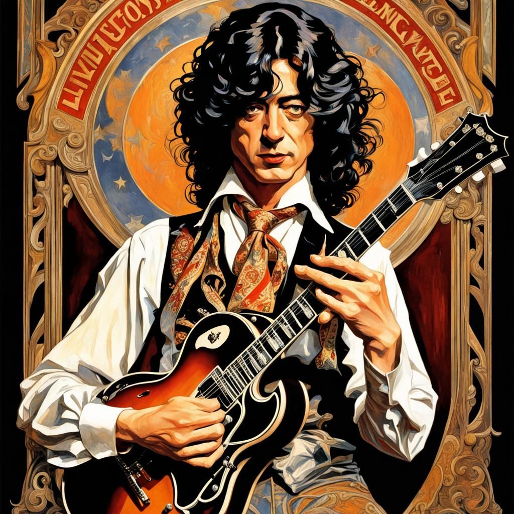 Jimmy Page WALL POSTER