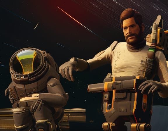 Science Fiction Movie Scene: No Man's Sky