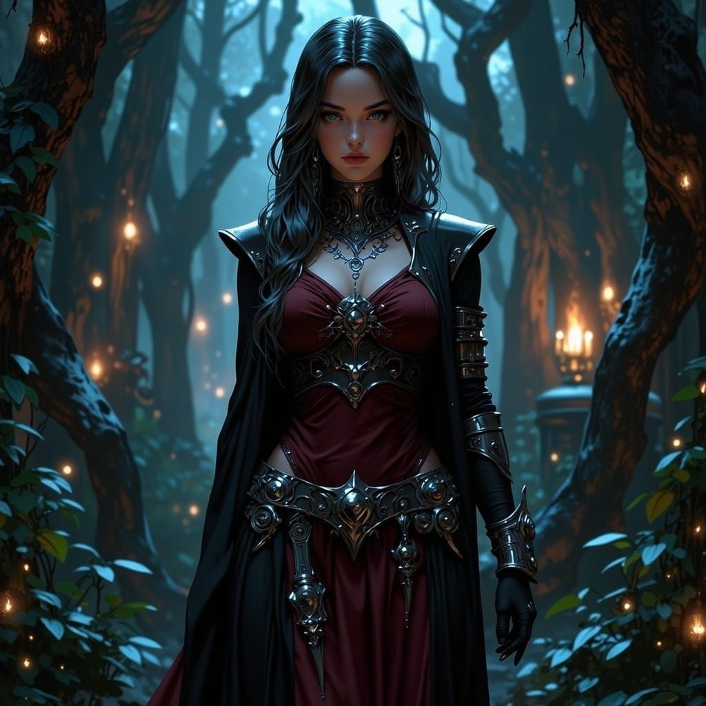 Caitlyn Kiramann in a Mystical Atmosphere