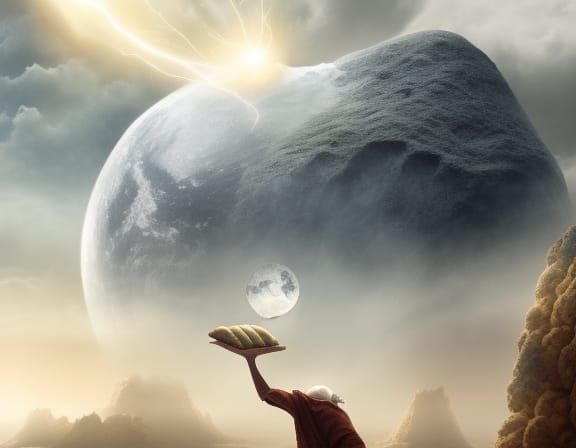 Surreal Moon Bread in a Starving Kingdom