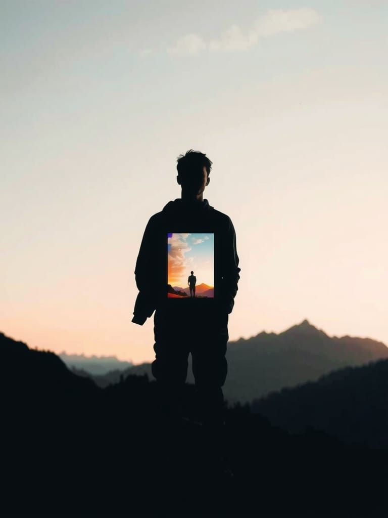 Surreal Silhouette: Portal to Dreamlike Realms