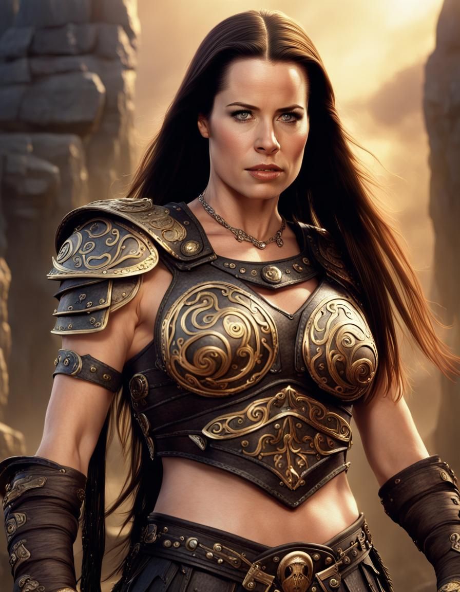 Holly Marie Combs as Xena Warrior Princess