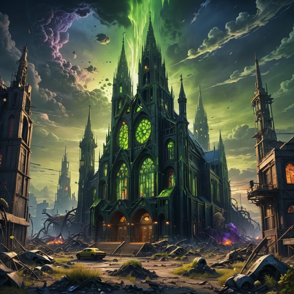 Radioactive Megachurches in Apocalyptic Wasteland