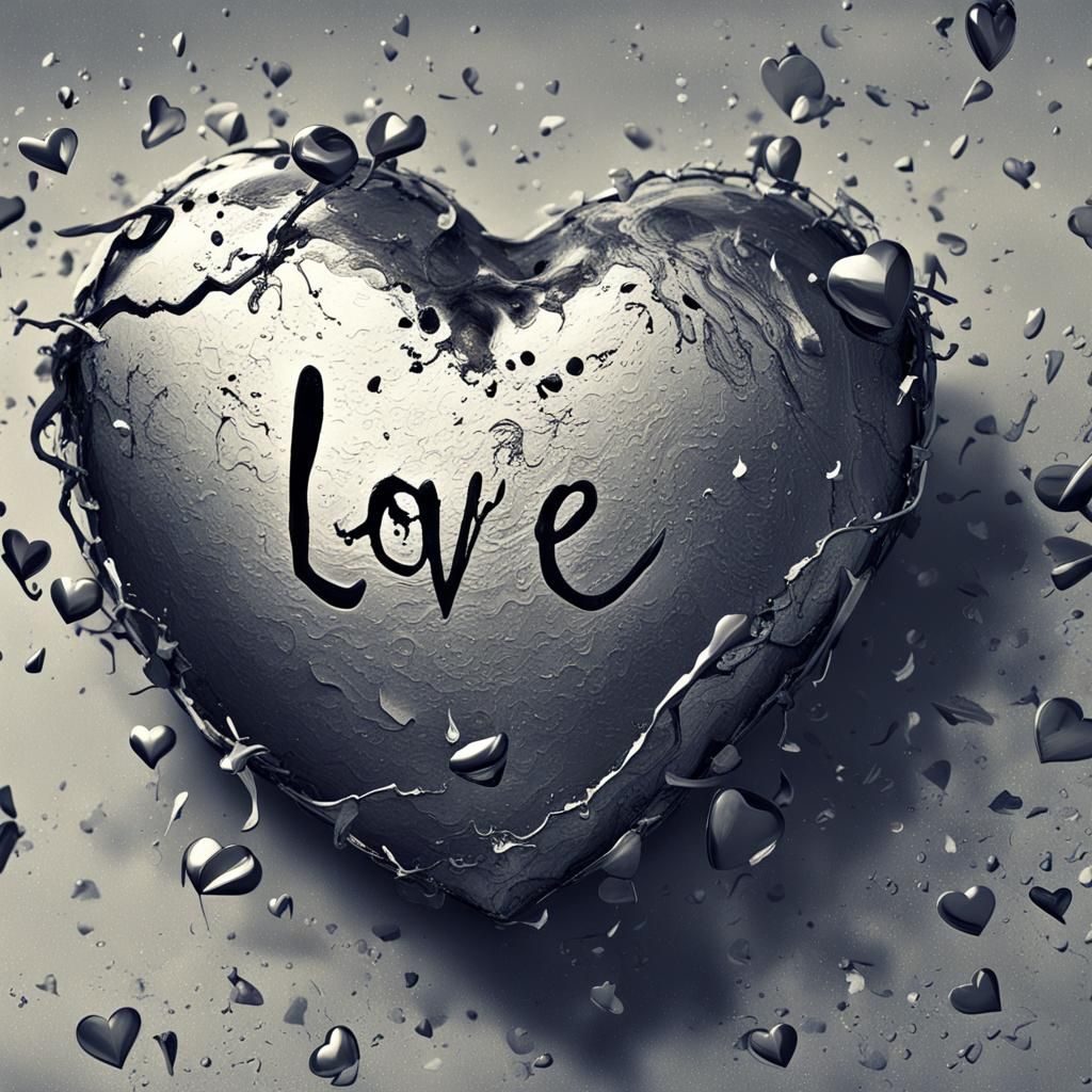 Love Hurts: An Abstract Depiction of Heartbreak