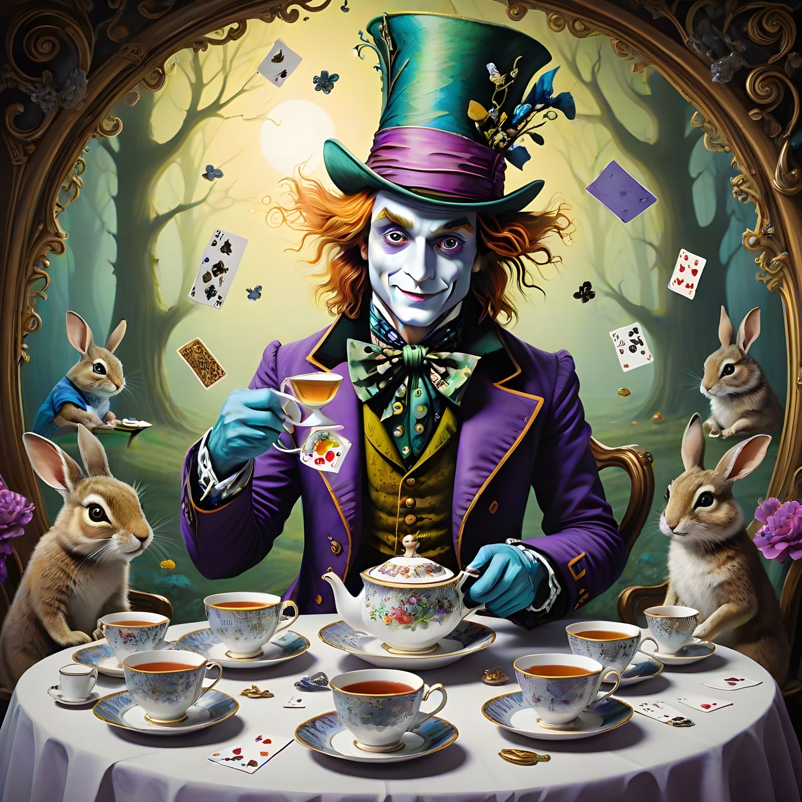 Ethereal Whimsy at a Surreal Tea Party