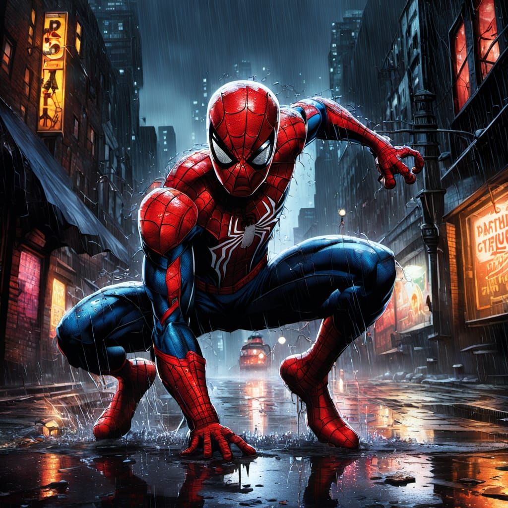 Spider-Man vs. Batman in Gotham: Comic Book Realism