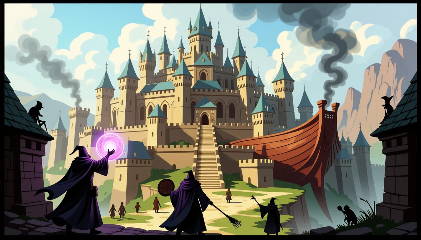 Capital of Fallen Empire: A Magical City