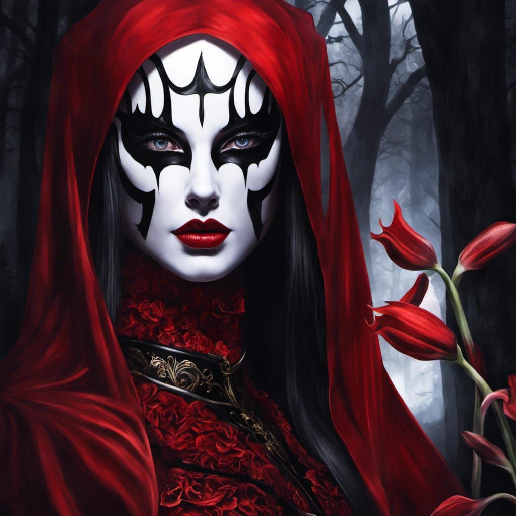 The magical Amaryllis woman