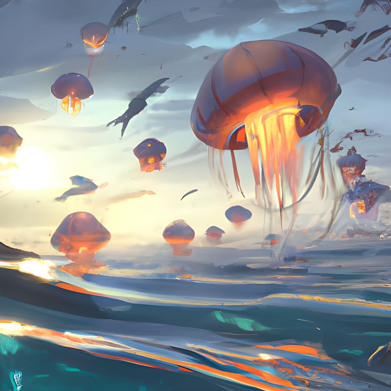 Jellyfish Migration: An Epic Cinematic Scene