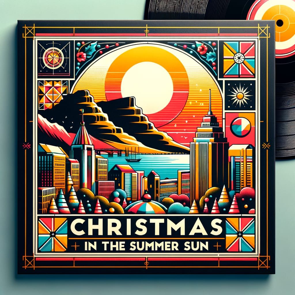 Cape Town Summer Christmas Album Cover Art