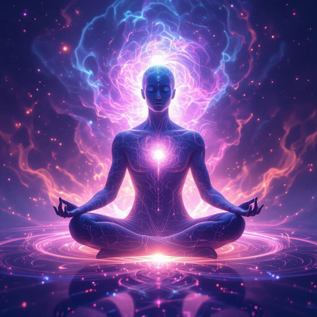 Cosmic Energy Being in Fractal Light Meditation