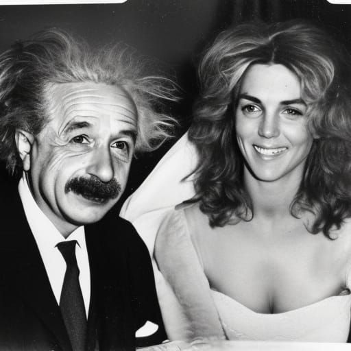 Einstein and Liz Hurley: An AI Vision