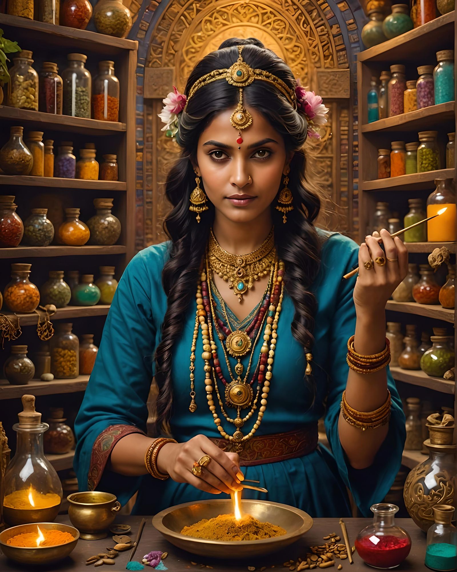 The Beautiful Indian Alchemist