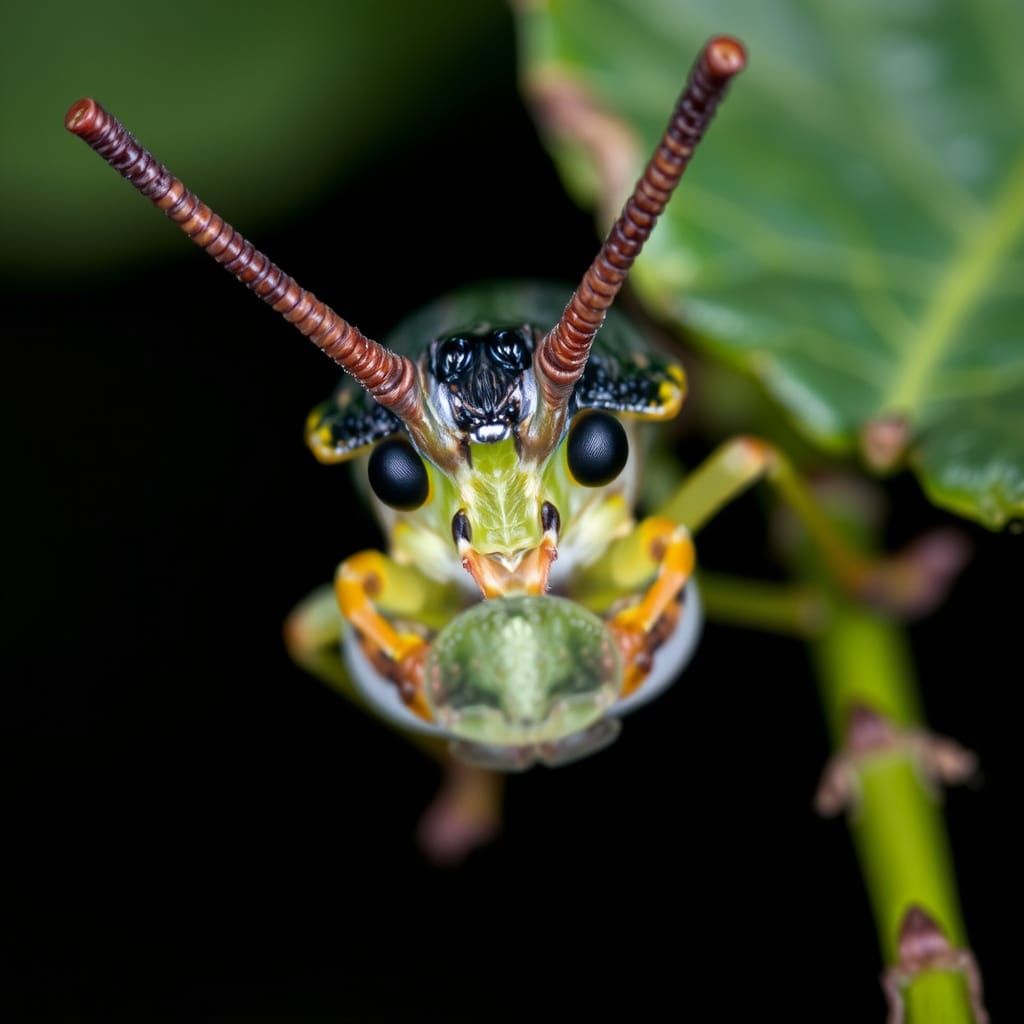 Insect with Alien-Like Features Defends Itself in South Amer...