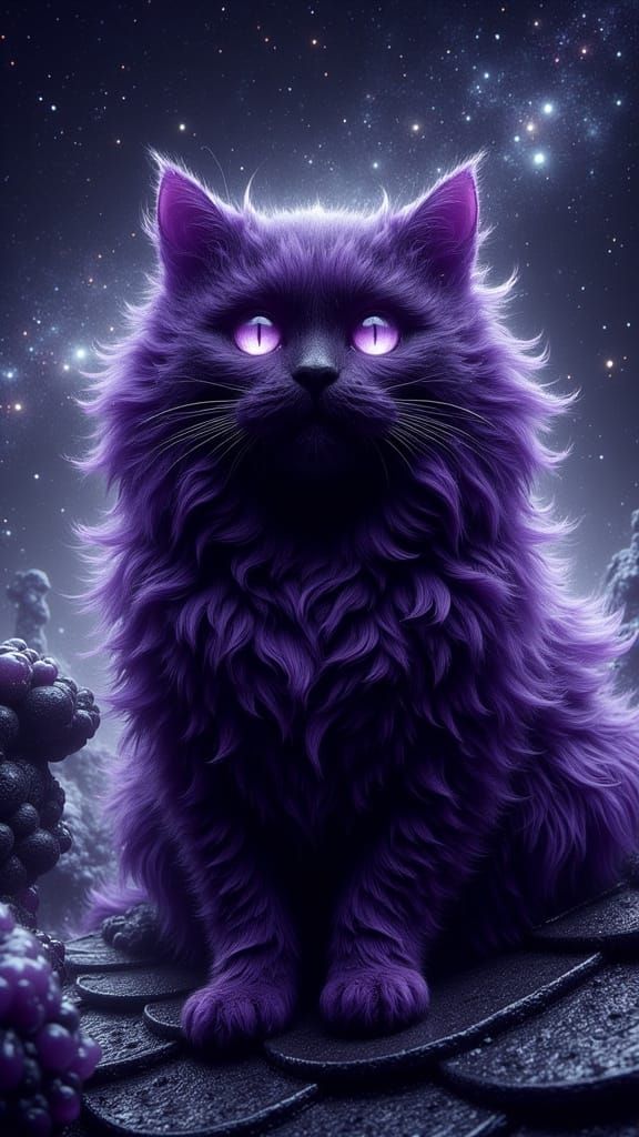 Violet cat