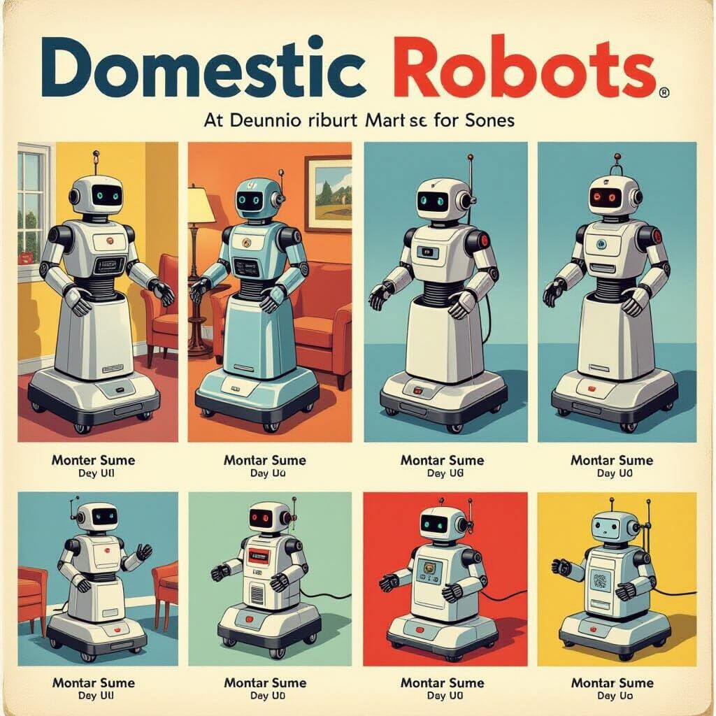 Retro Sears Catalog of Domestic Robots