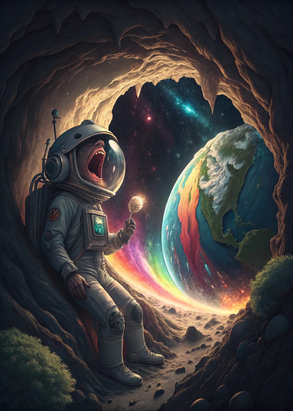 Earth Tongue Singularity with a Chrome Bush and Steel Wool