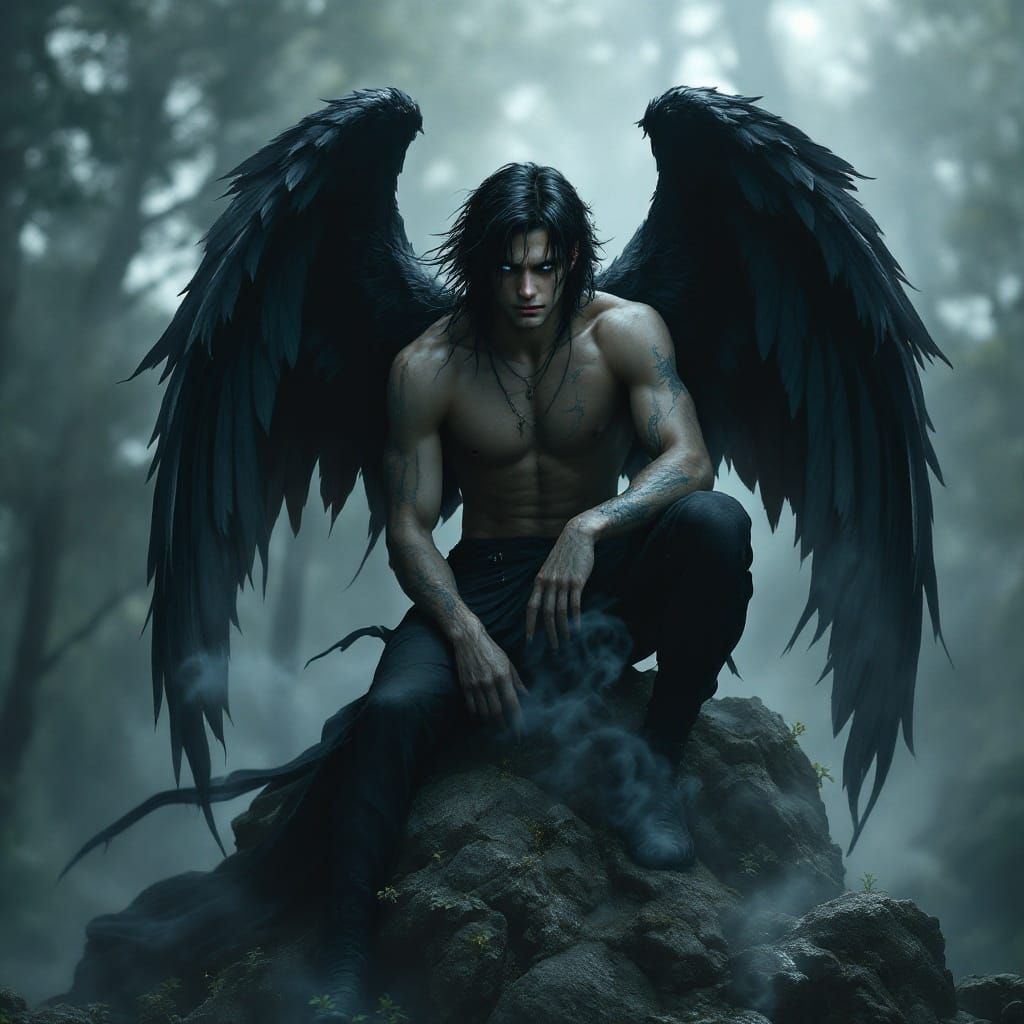 Dark Fantasy Fairy with Contradictory Nature