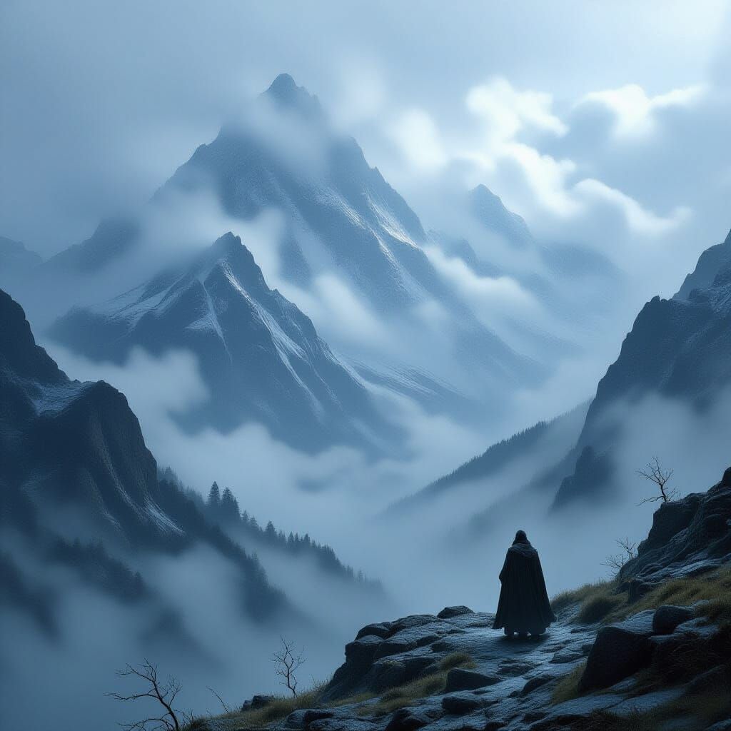Misty Mountains Cold: A Gothic Horror Landscape