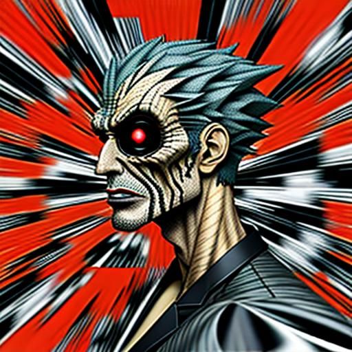 Abstract Art: An AI Generated Distortion