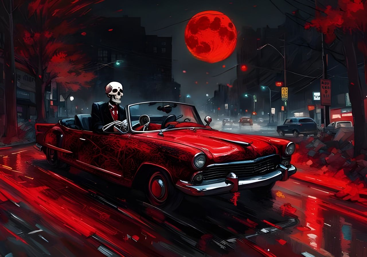 Fancy ride at midnight hour