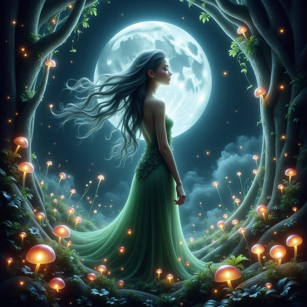Woman in the Moonlight