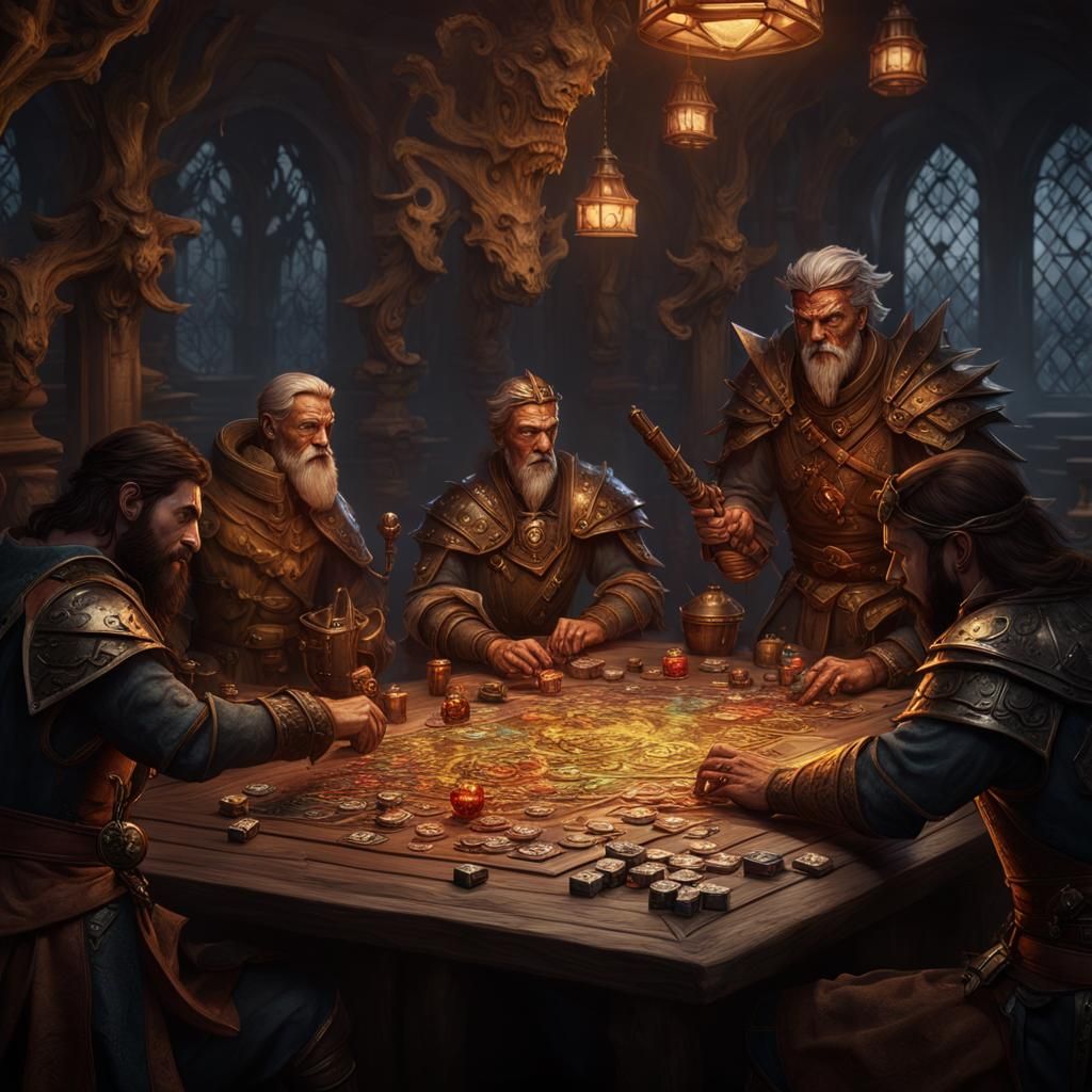 D&D Players Create Fantasy Stories: Artstation Quality