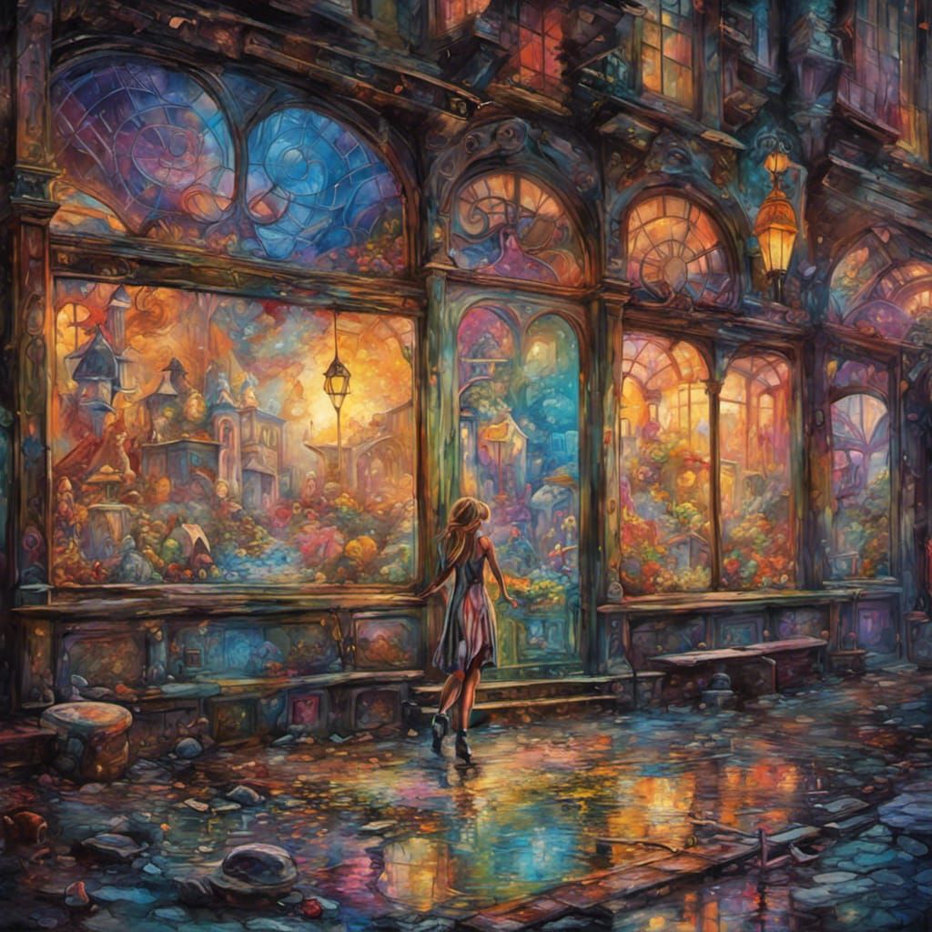 Elven Singer in Hyperdetailed Fantasy Music Hall