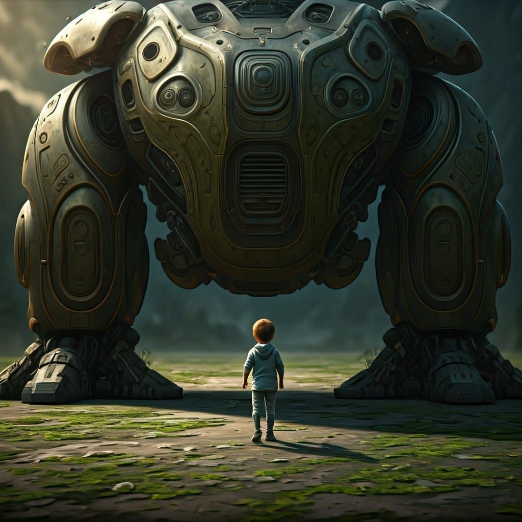 Surreal Encounter in a Harmonious Future World