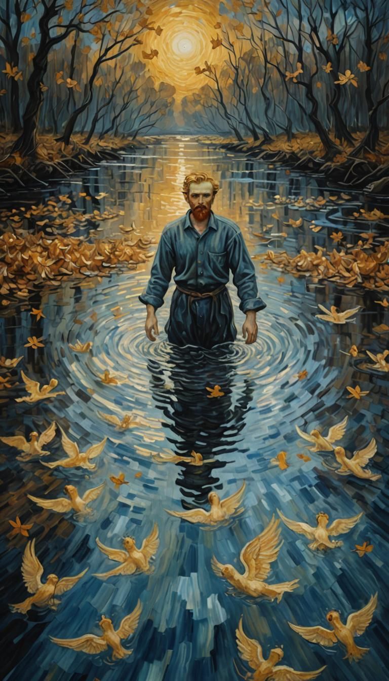 Angels in River: A Vibrant Folk Horror Scene