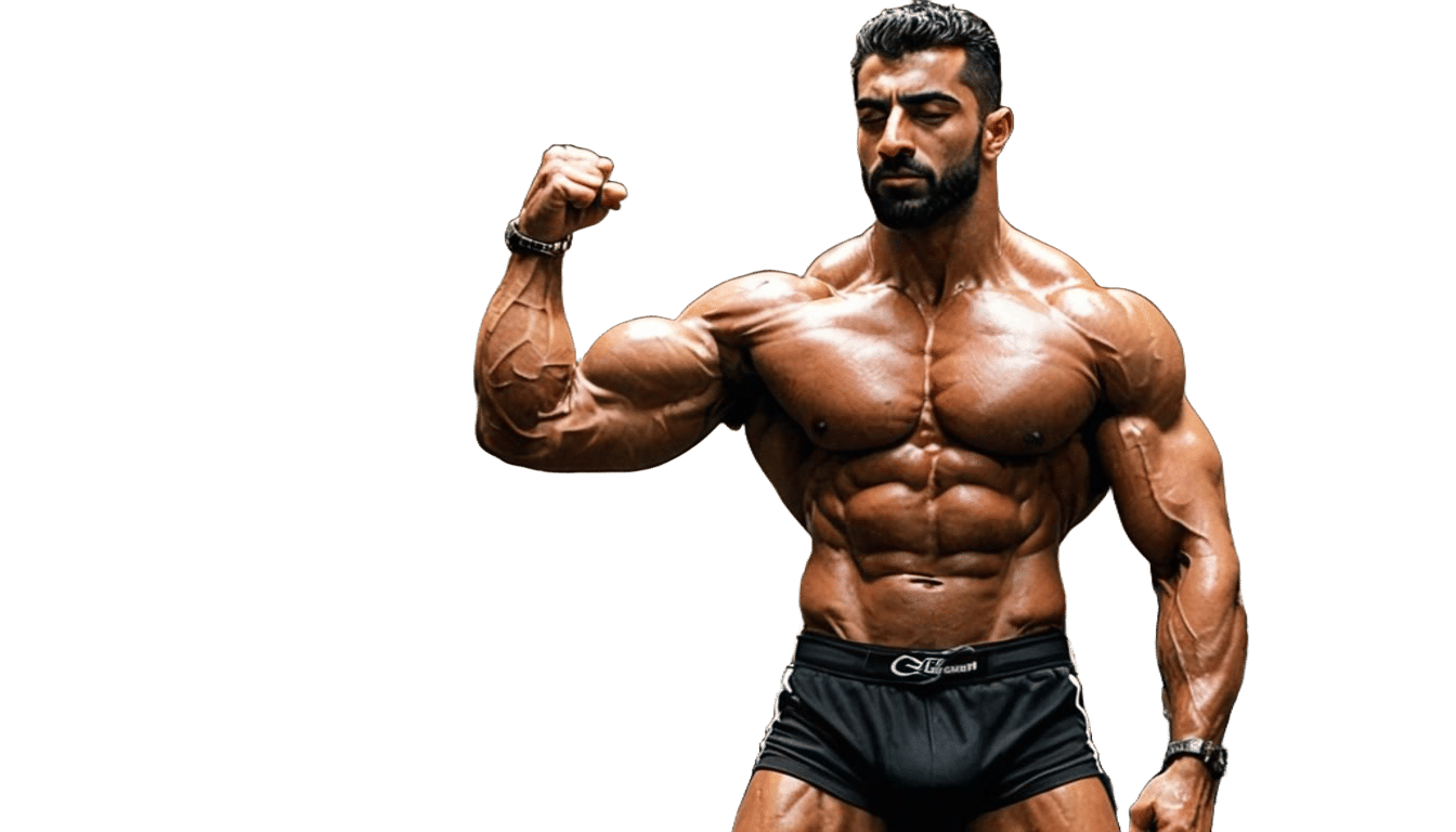 Alpha Arab Bodybuilder Receives Private Worship