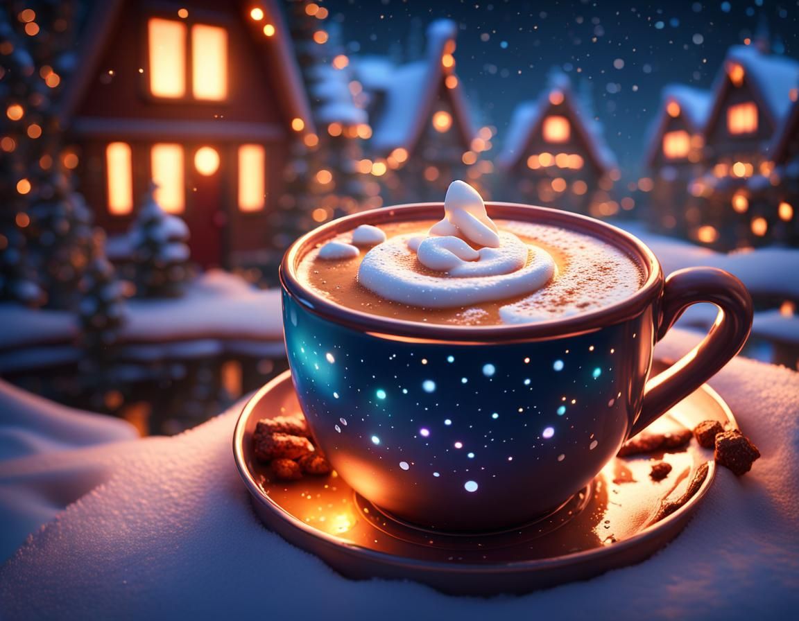 Santa's Village: Hot Chocolate Under a Starry Sky