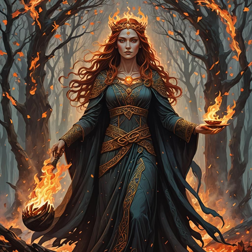 Brigid: Celtic Goddess of Fire and Creativity