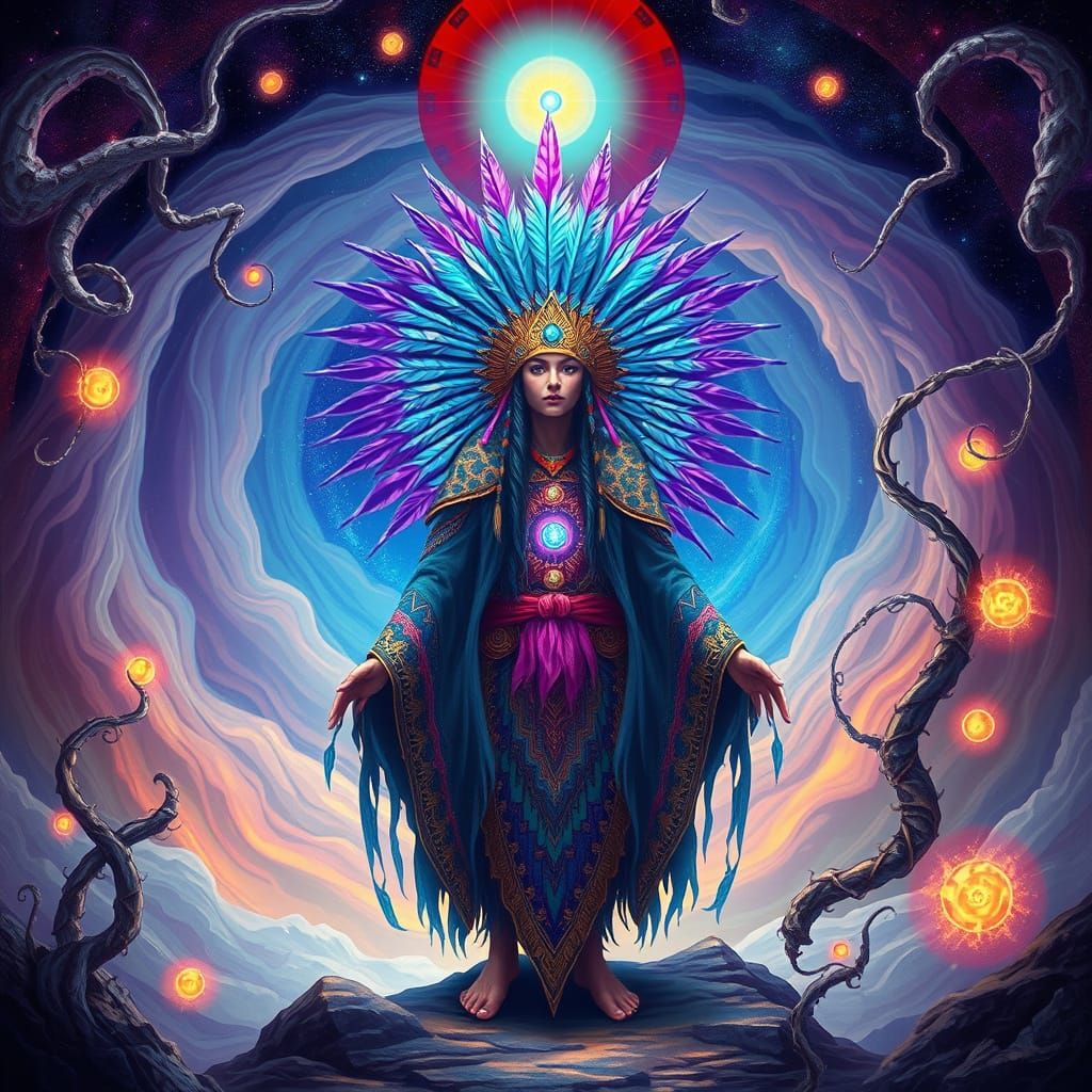 Shamanic Visionary Embarks on Cosmic Quest