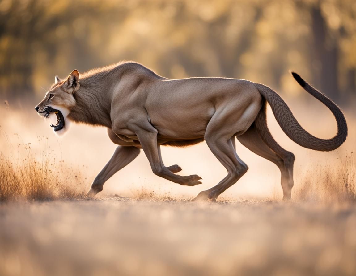 Smilodon Hunters in Natural Light, Professional Photography