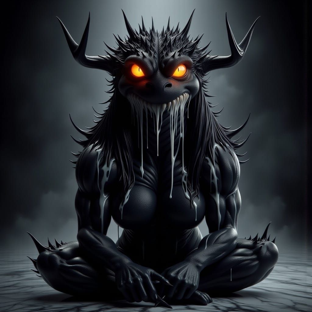 Sinister Woman in Simon Bisley Comic Style