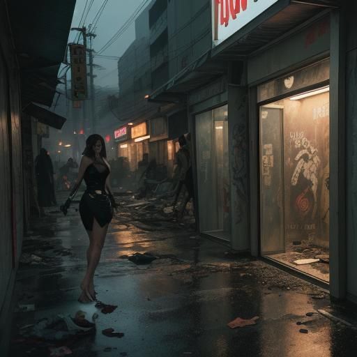 Parker Posey Performs in Post-Apocalyptic Street Scene