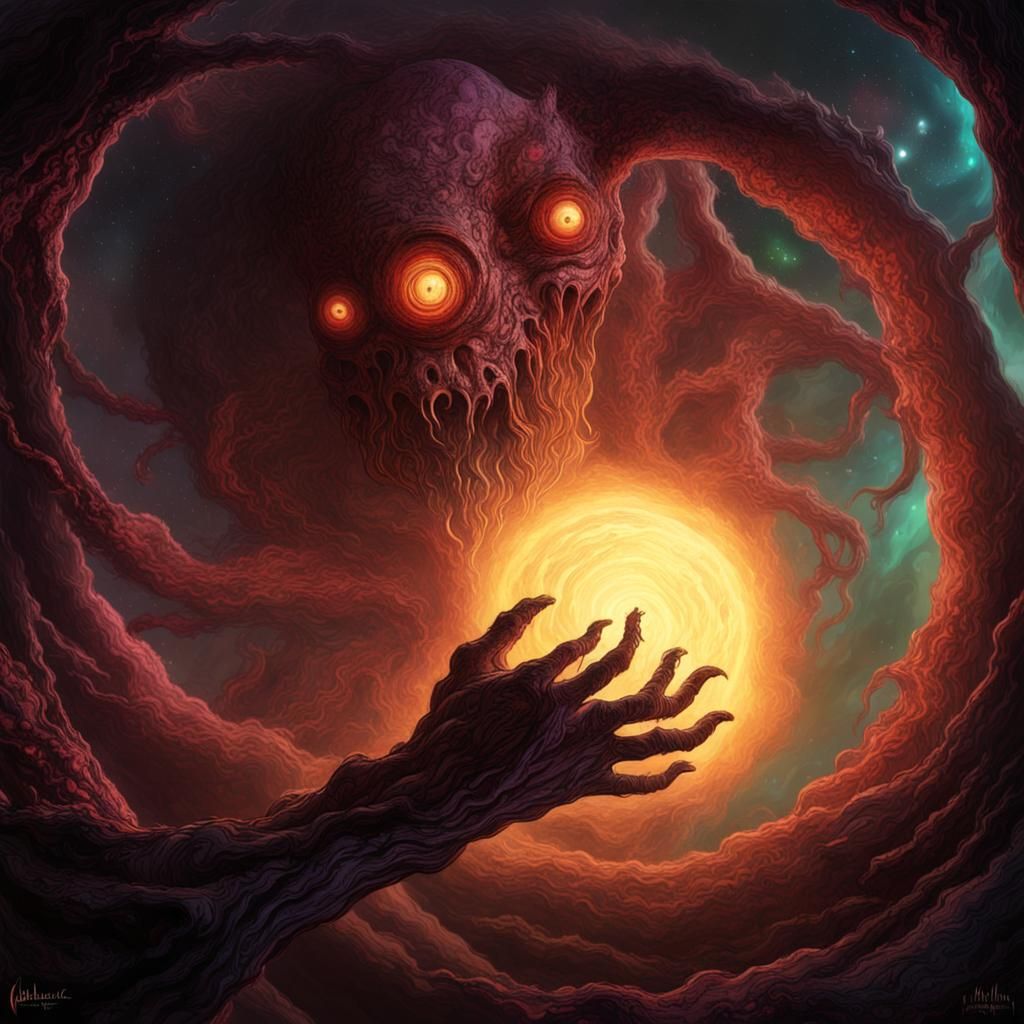 Eldritch Planet Eater of Cosmic Horror