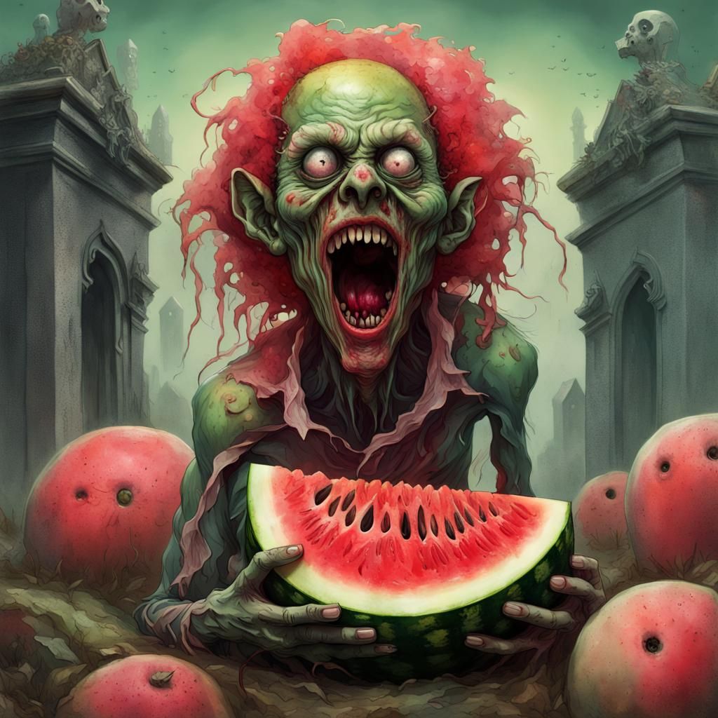 This is Mine!! : Watermelon Zombie