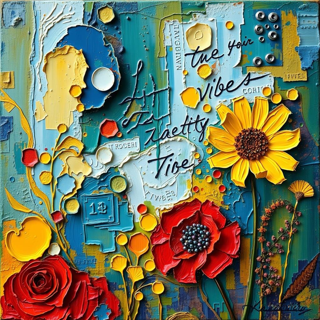 Vibrant Neo-Impressionist Oil Painting