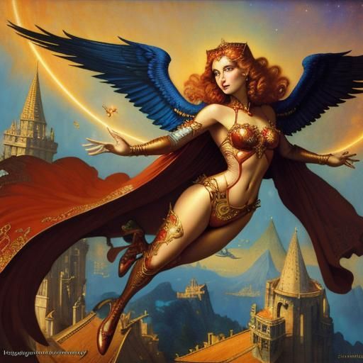 Superhero woman