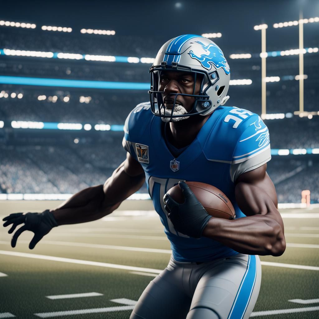 Detroit Lions: 3D Cinematic Game Graphics