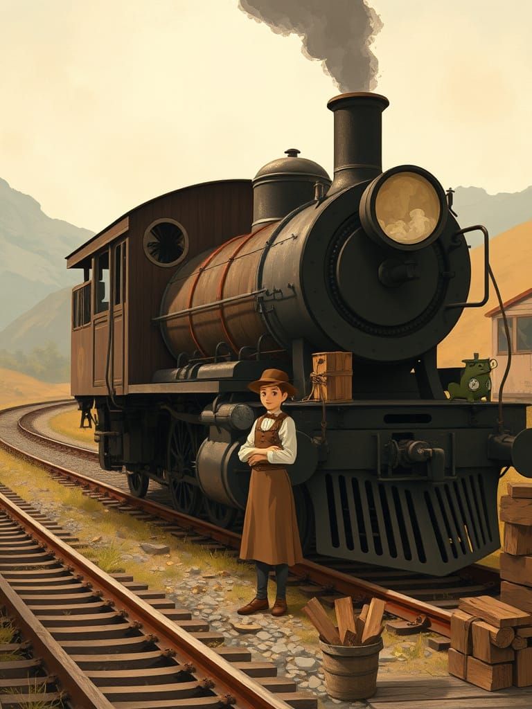 someone is selling a locomotive