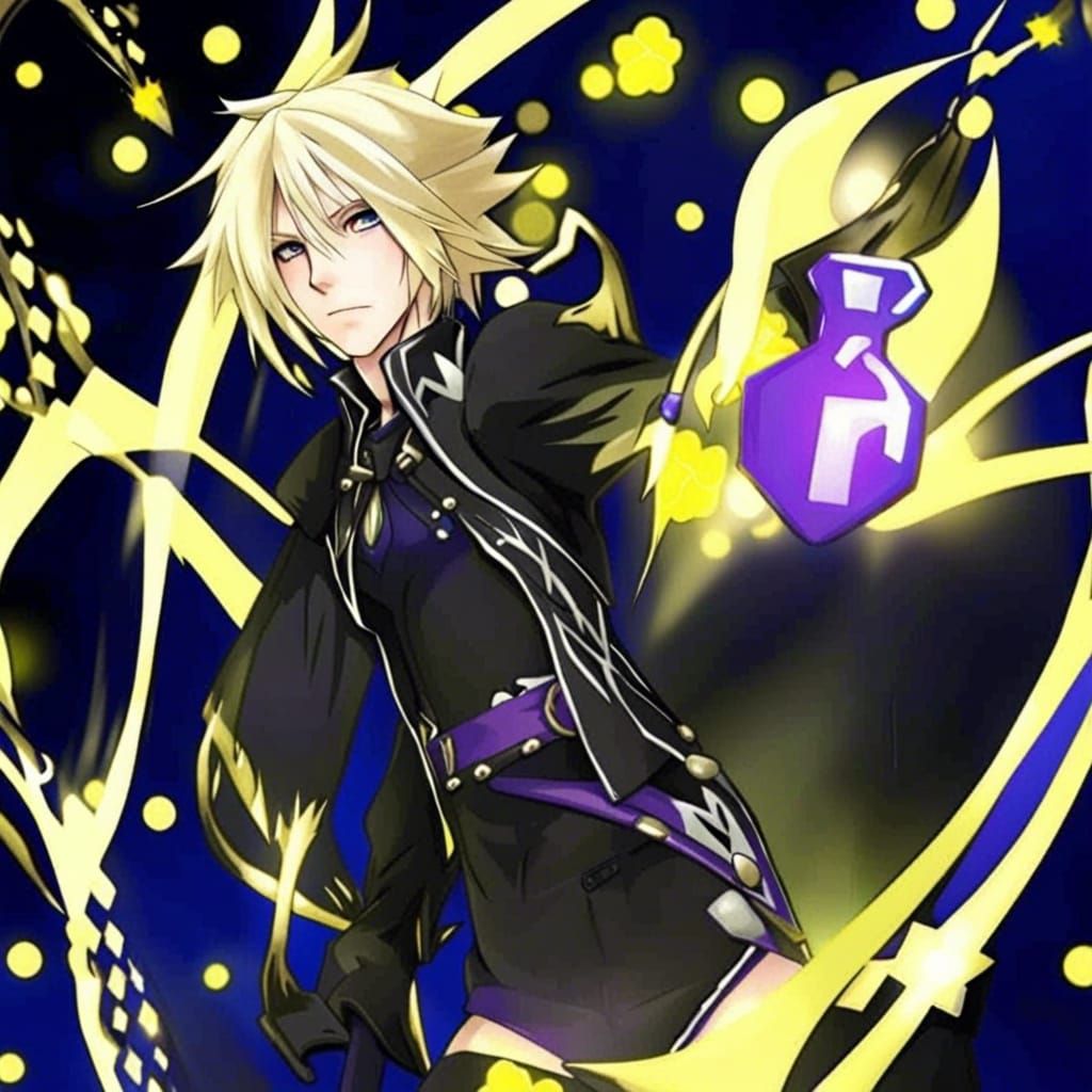 Larxene from Kingdom Hearts in Anime Style