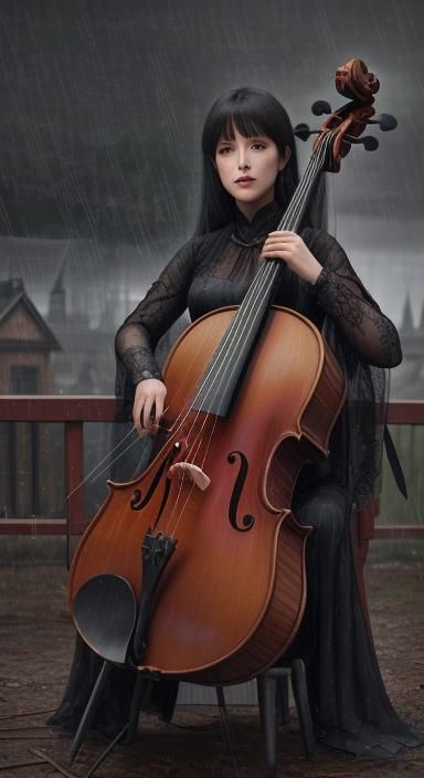 Post-Apocalyptic Musical Wonderland in Art Nouveau Style