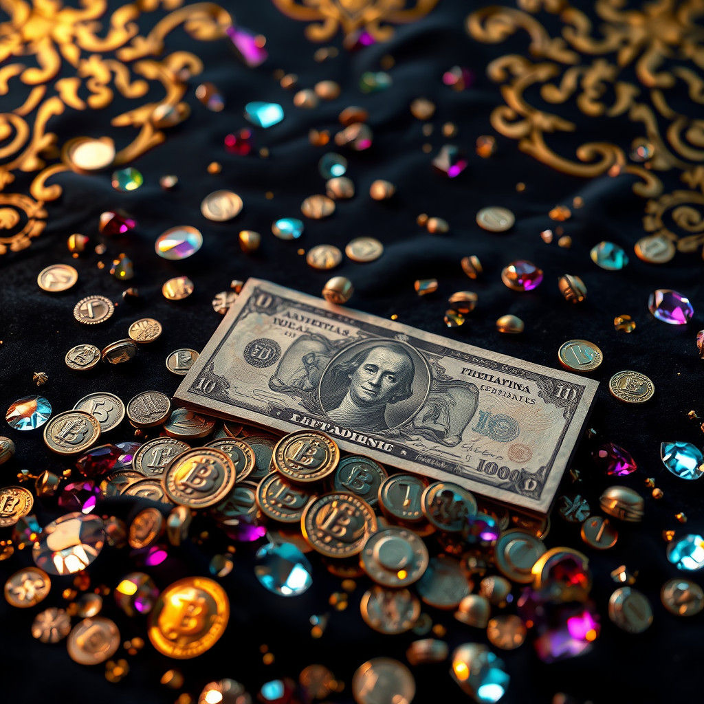 Luxurious Treasure Trove in Futuristic Style