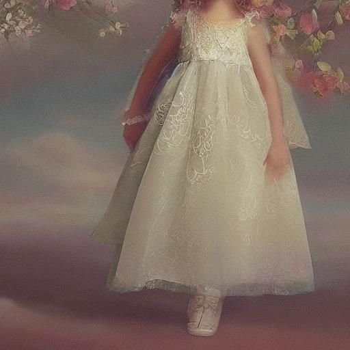 Baroque Girl Steps Out of Painting