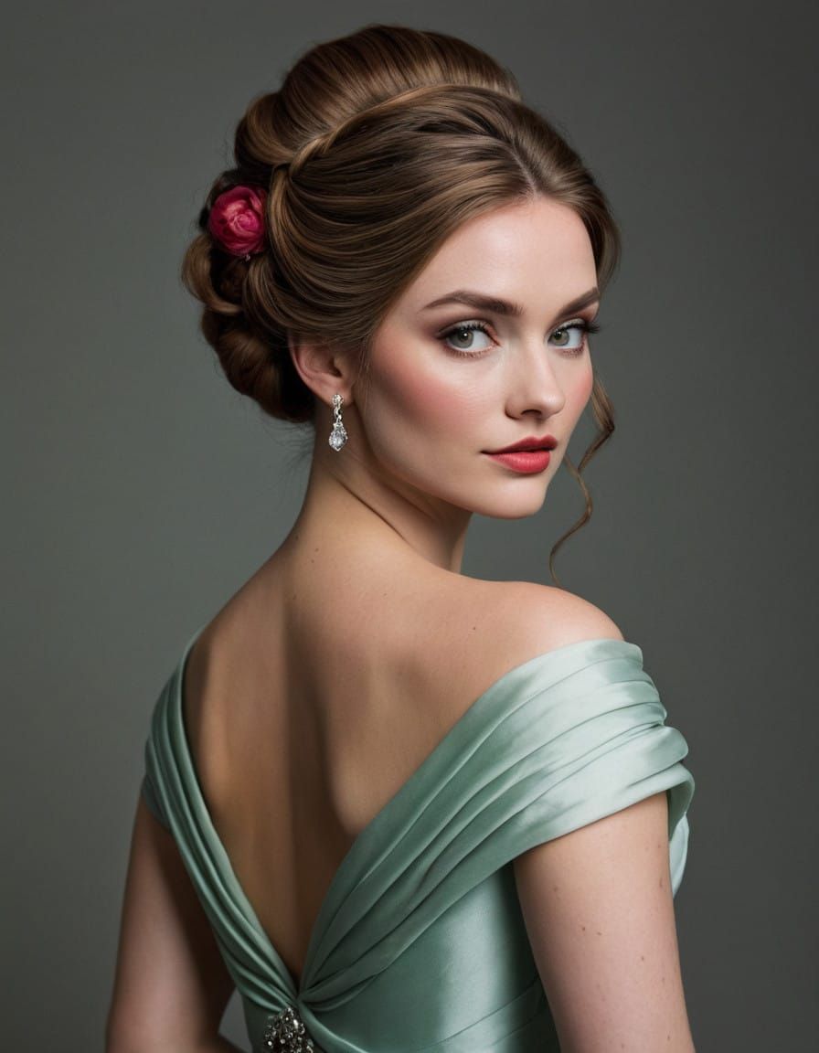 Regency Beauty in Elegant Updo