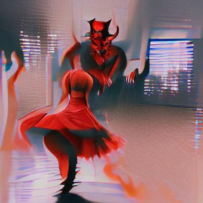Dancing with the Devil in a Fiery Landscape