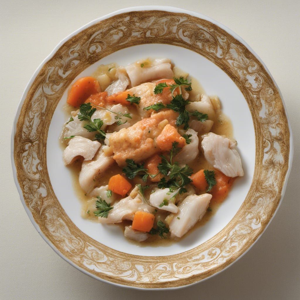 Rococo Fish Stew Still Life